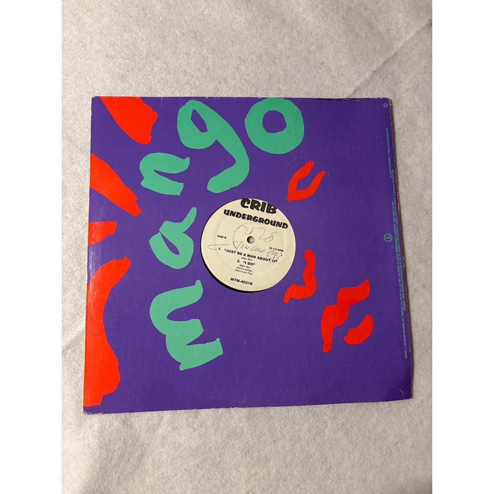 Crib Underground Best Of Me 12" Vinyl Single Mango Records MTM-4021 Hip Hop R&B